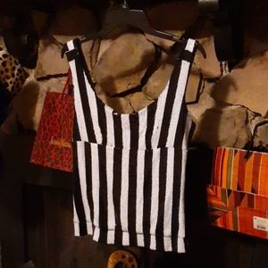 Beautiful Black/White Blouse